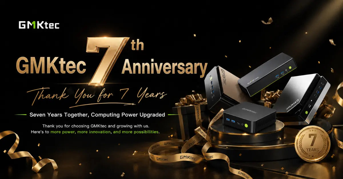 GMKtec 7周年：ミニPCからインテリジェントコンピューティングへ