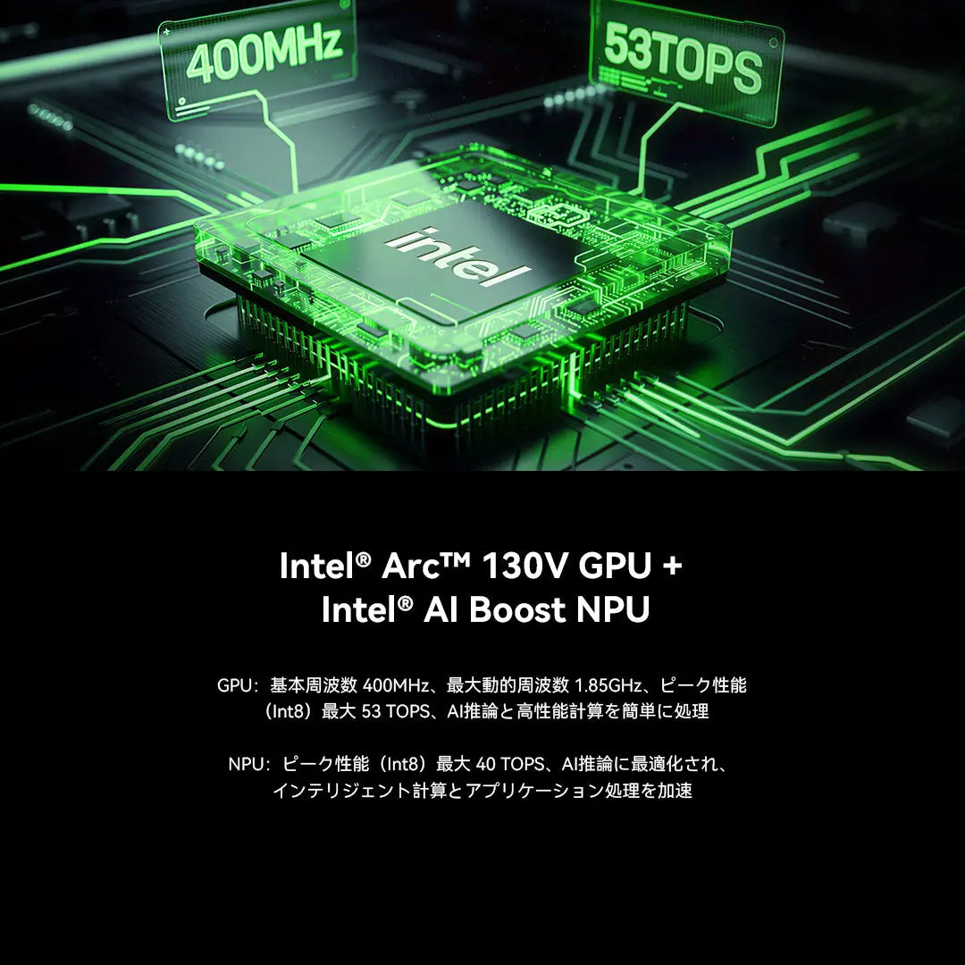 GMKtec NucBox K17 Intel®  Core™ Ultra 5 226V ミニPC GMKtec