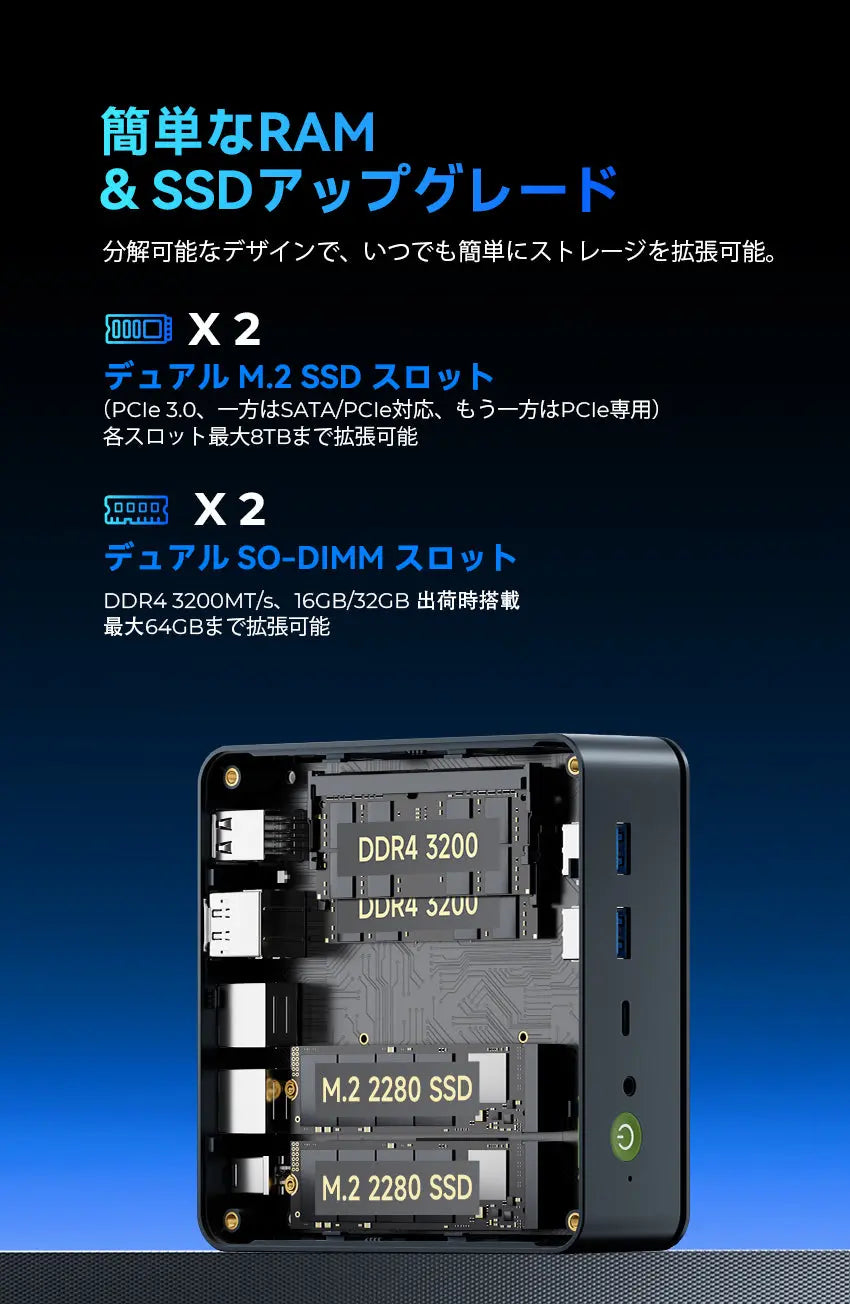 GMKtec M5 Ultra AMD Ryzen 7 7730U ミニPC GMKtec