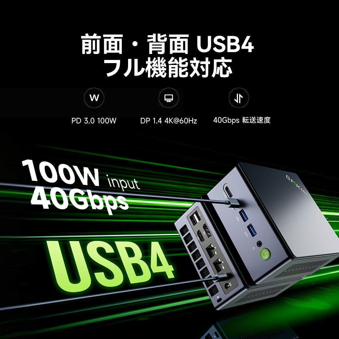 GMKtec M7 Ultra AMD Ryzen™ 7 PRO 6850U ミニPC