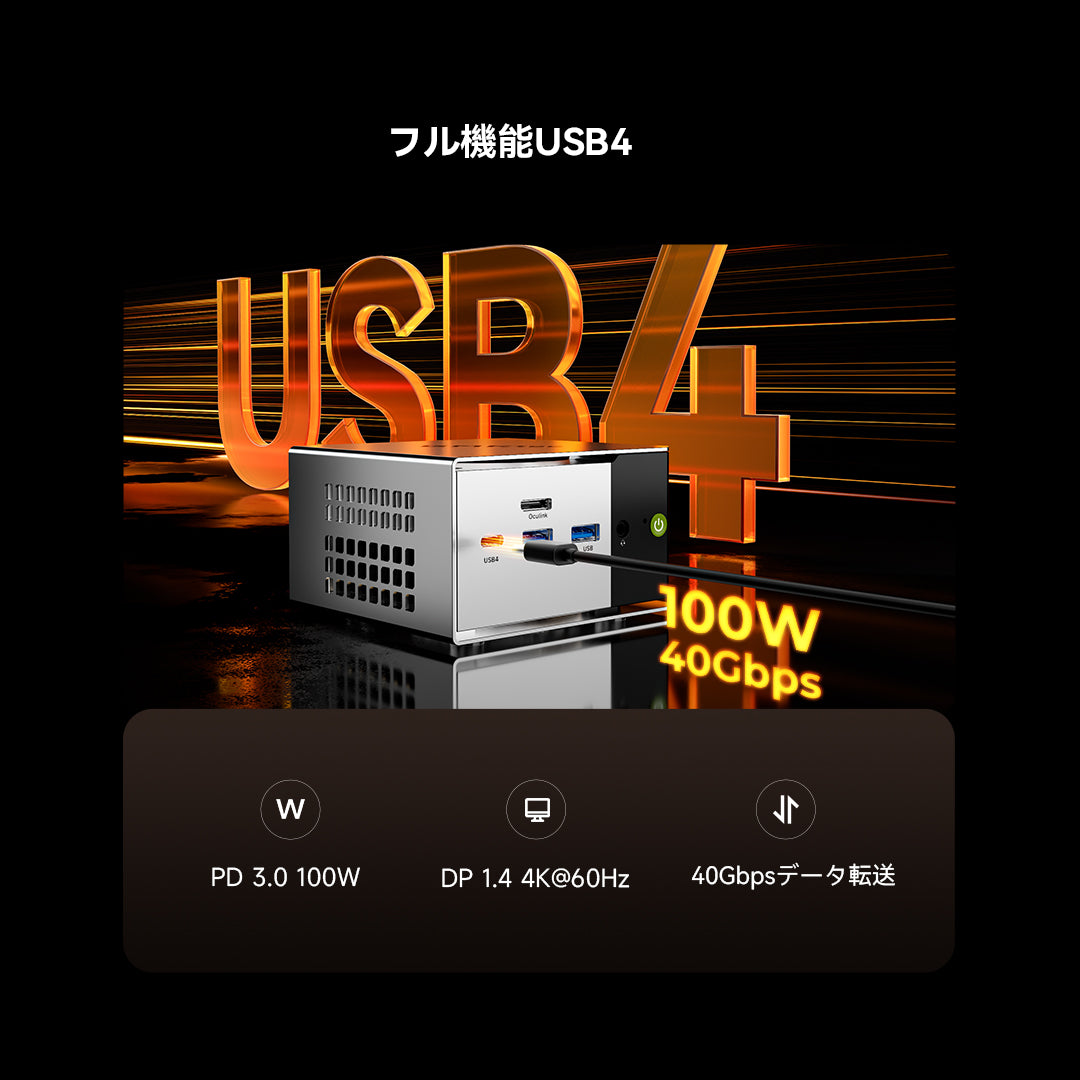 GMKtec M8 AMD Ryzen™ 5 PRO 6650H ミニPC