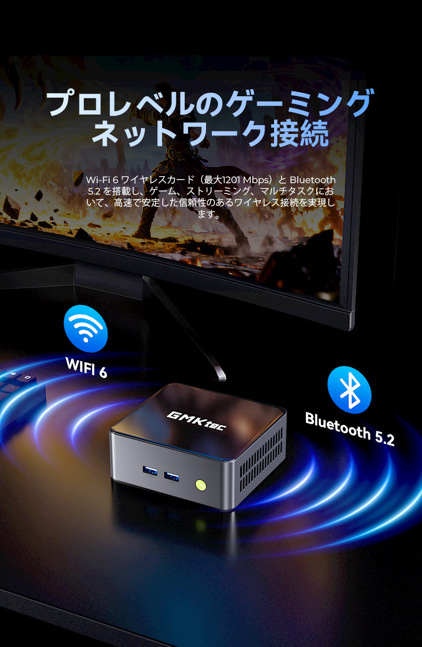 GMKtec M2 Pro S Intel Core™ i7-1185G7 ミニPC