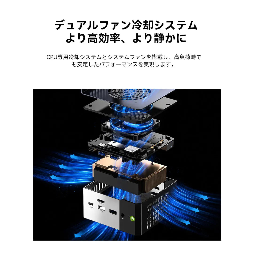 GMKtec EVO-X1 Pro AMD Ryzen™ AI 9 HX 470 ミニPC