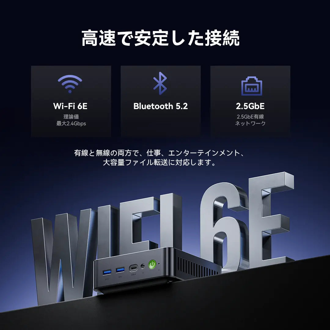 GMKtec NucBox K17 PLUS Intel Core Ultra 7 258V ミニPC