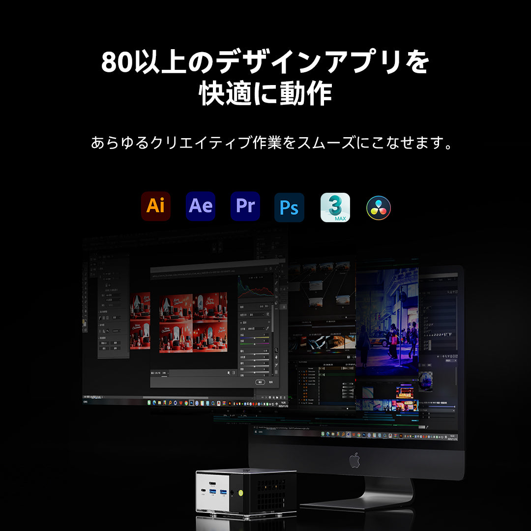 GMKtec M8 AMD Ryzen™ 5 PRO 6650H ミニPC