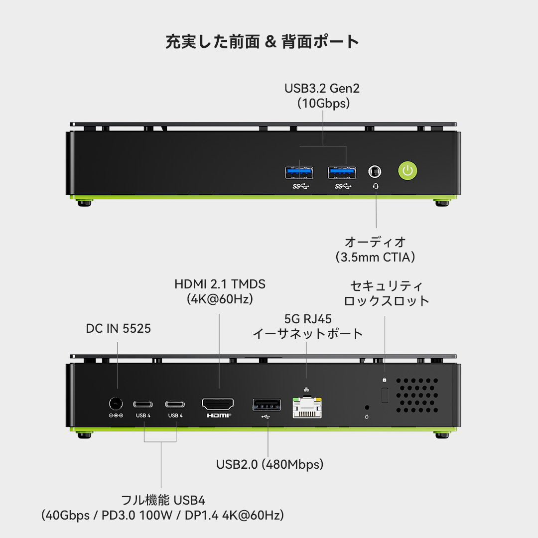 GMKtec K13 Intel® Core™ Ultra 7 256V ミニPC