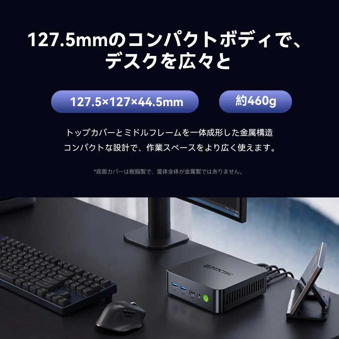 GMKtec NucBox K17 PLUS Intel Core Ultra 7 258V ミニPC