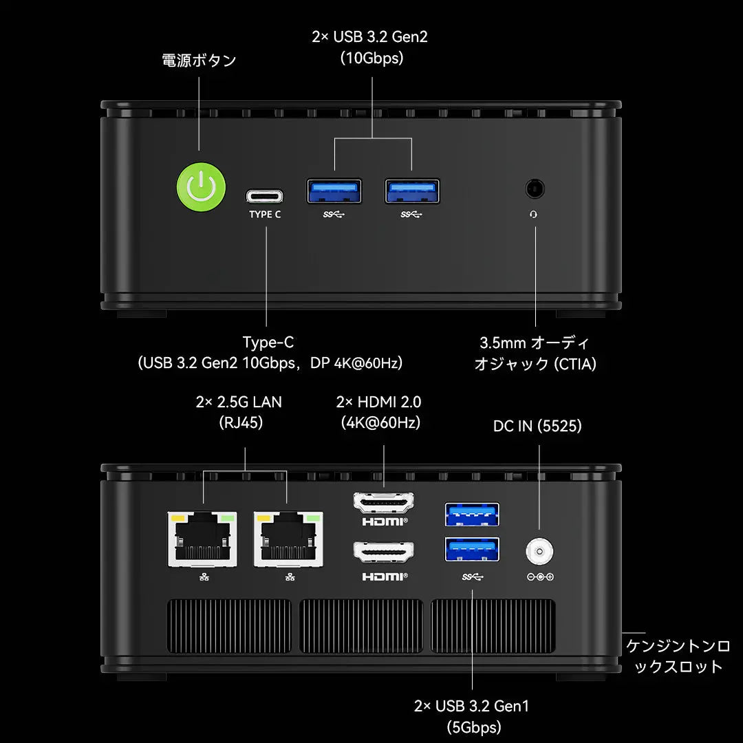 GMKtec G11 AMD Ryzen Embedded R2514 ミニPC GMKtec JP
