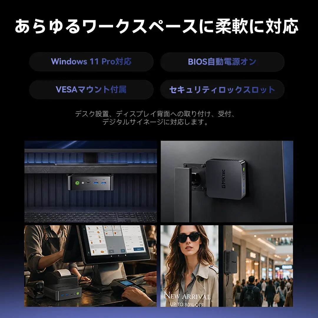 GMKtec NucBox K17 PLUS Intel Core Ultra 7 258V ミニPC