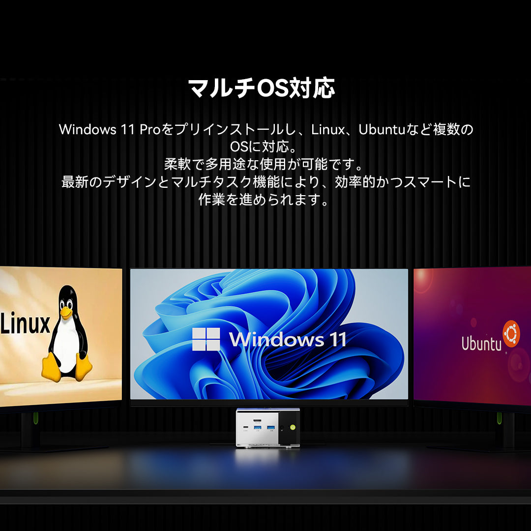 GMKtec M8 AMD Ryzen™ 5 PRO 6650H ミニPC