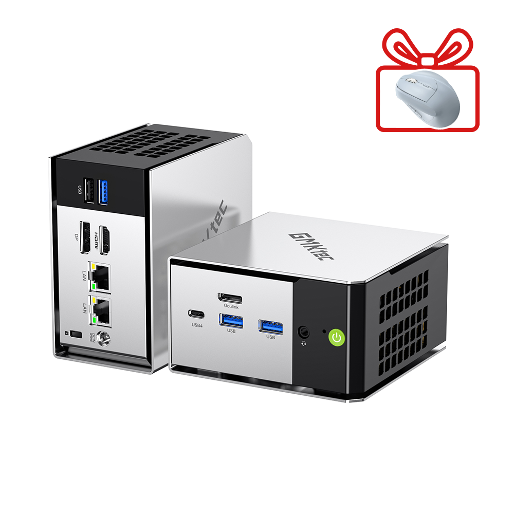 GMKtec M8 AMD Ryzen™ 5 PRO 6650H ミニPC