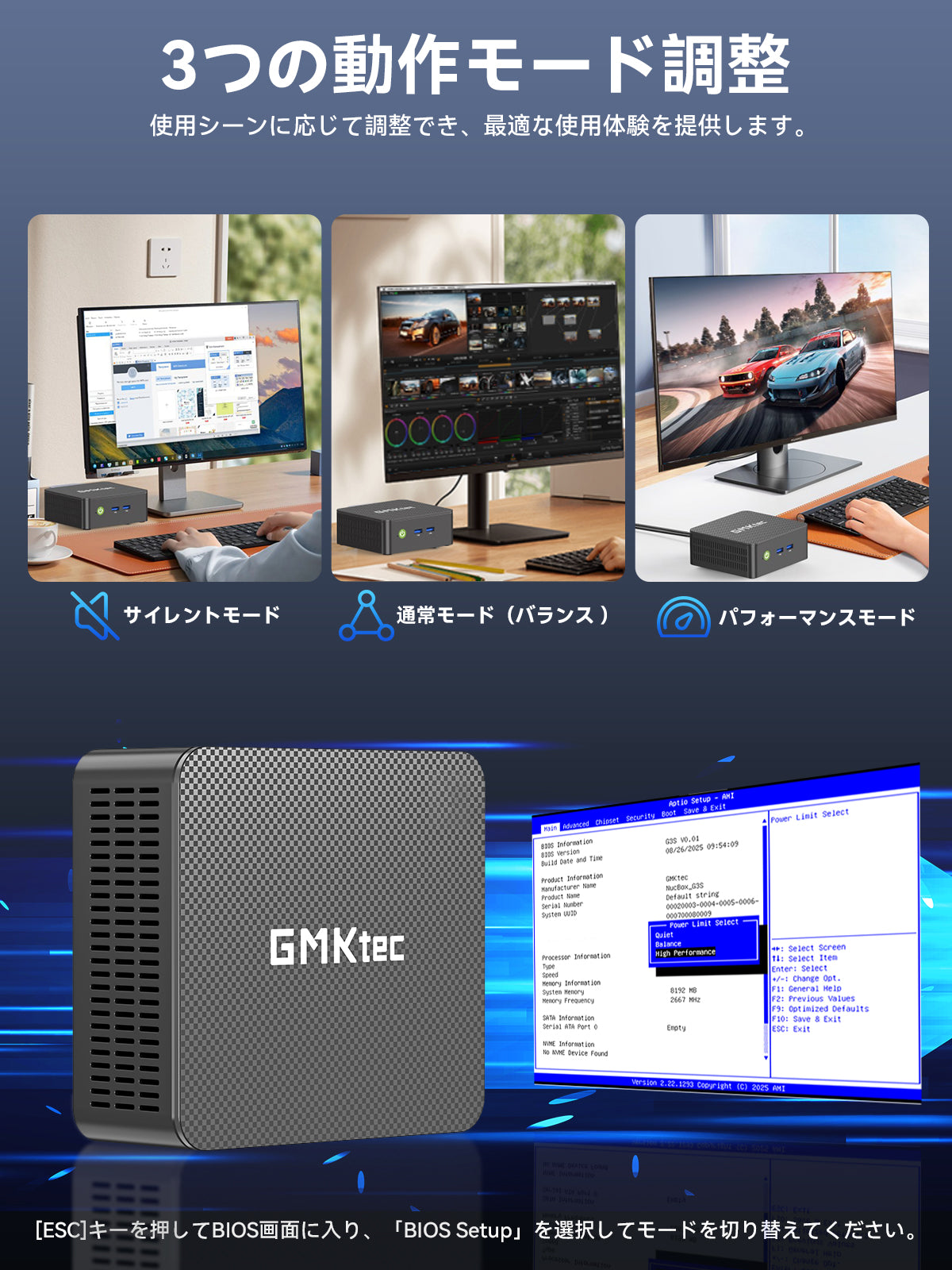 GMKtec G3S Intel Alder Lake N95 ミニPC