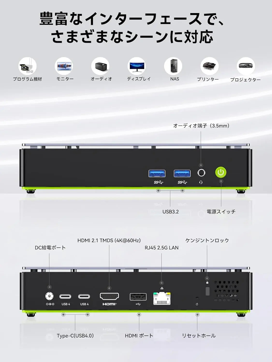 GMKtec K13 Intel® Core™ Ultra 7 256V ミニPC GMKtec