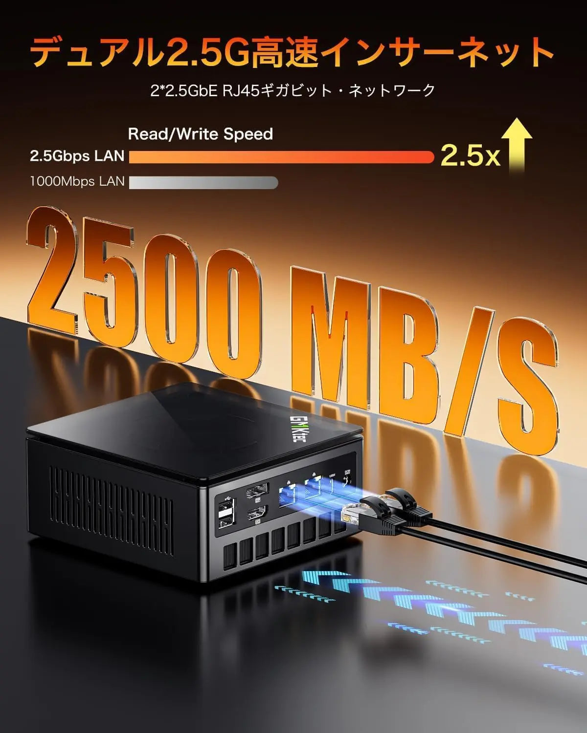 GMKtec K8 Plus AMD Ryzen™ 7 8845HS ミニPC GMKtec