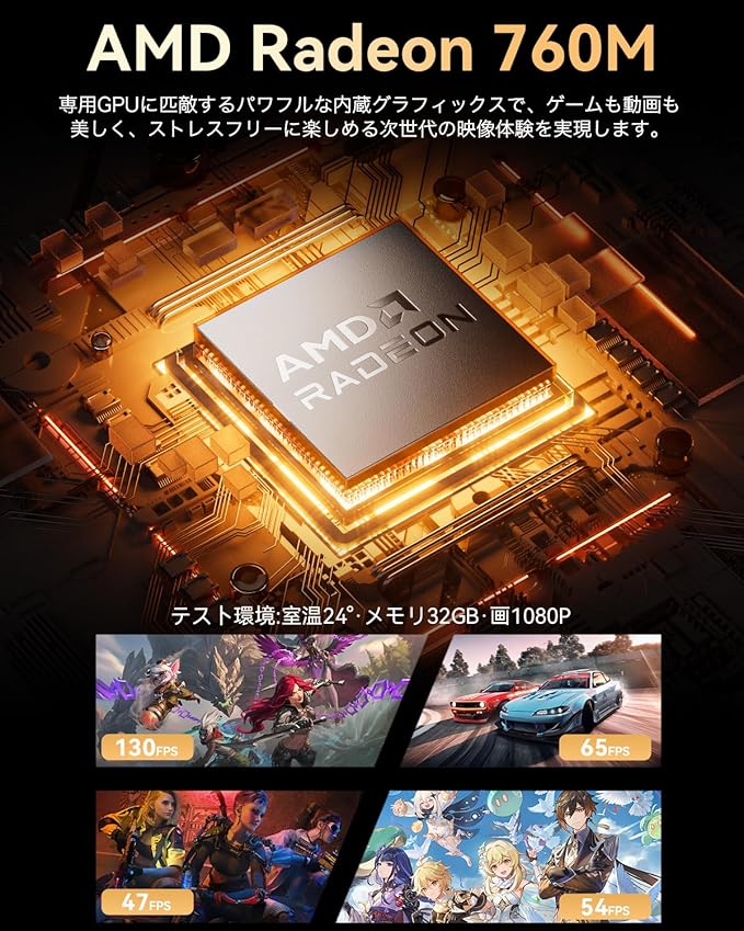 GMKtec M6 Ultra AMD Ryzen™ 5 7640HS ミニPC