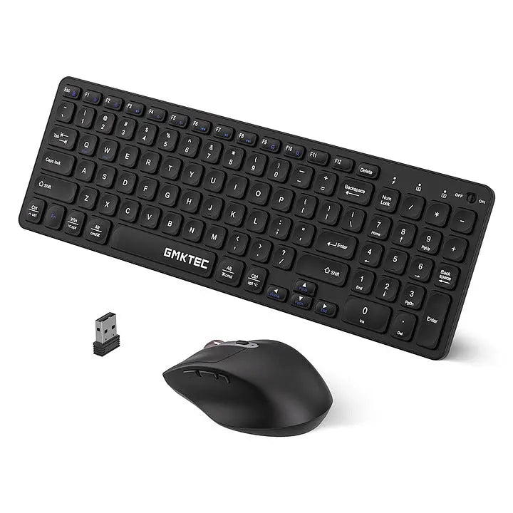 2.4G ワイヤレス対応 フルサイズキーボード・マウスセット GMKtec